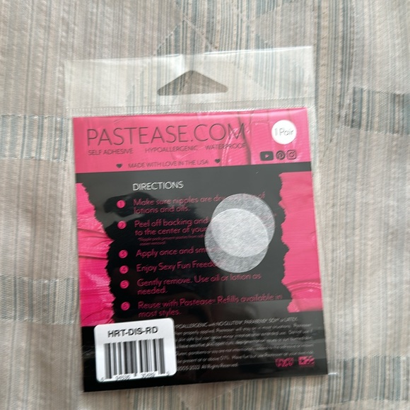 NWT Valentines Day heart nipple pasties + body stickers - Picture 3 of 5